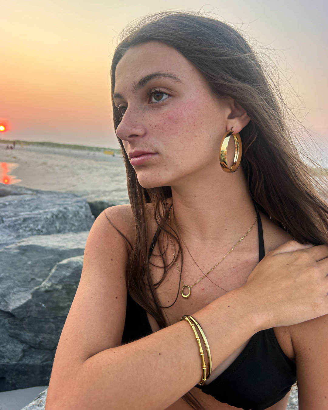 GWoram Designs Gold Bangle Bracelet