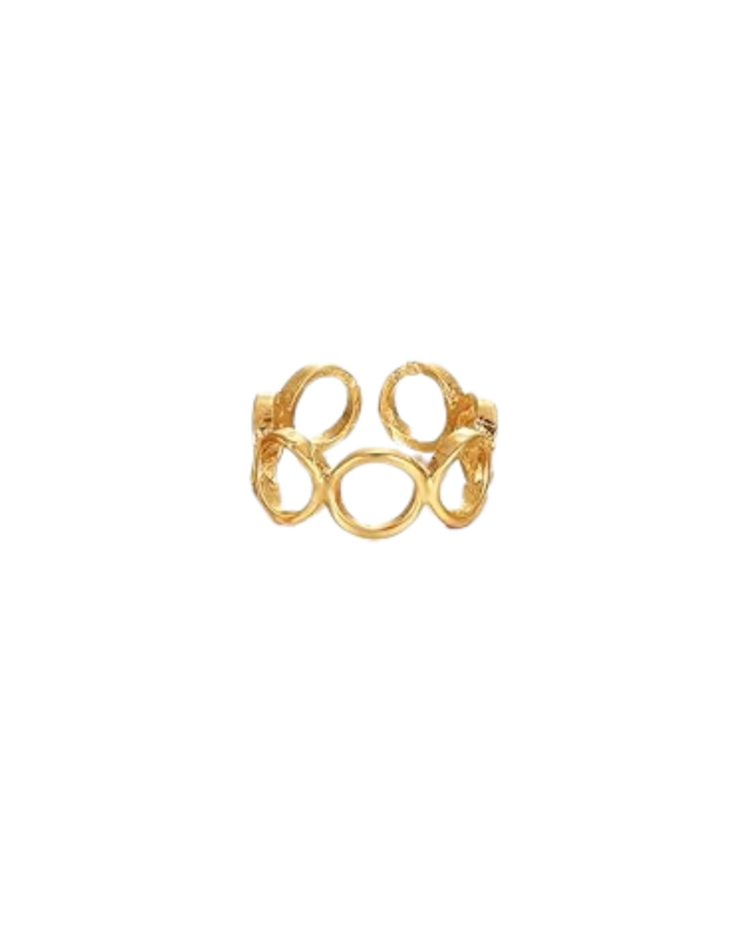 GWoram Designs Gold Loop Serenity Ring