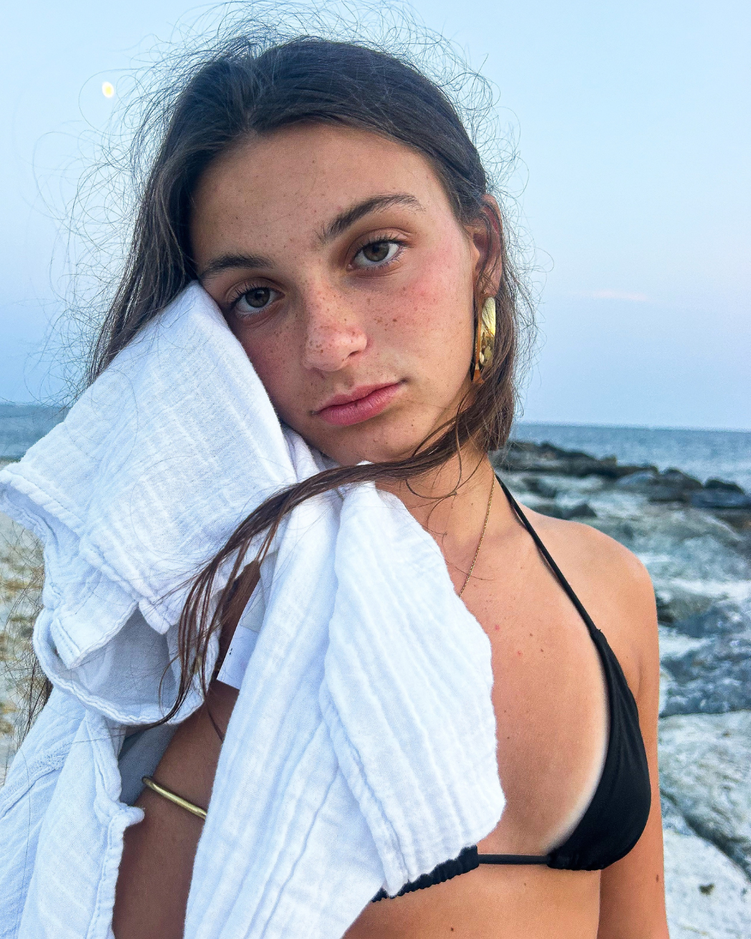 GWoram Designs Gold Plated Stainless Steel Hoop Earrings