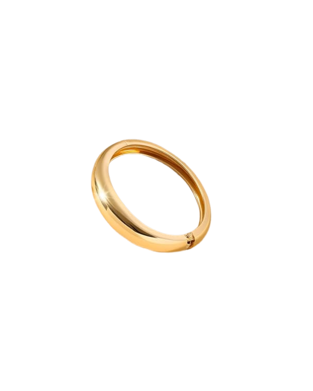 GWoram Designs Gold Round Bangle Bracelet