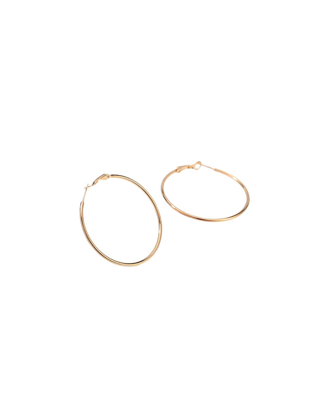 GWoram Designs Thin Gold Hoop Earrings