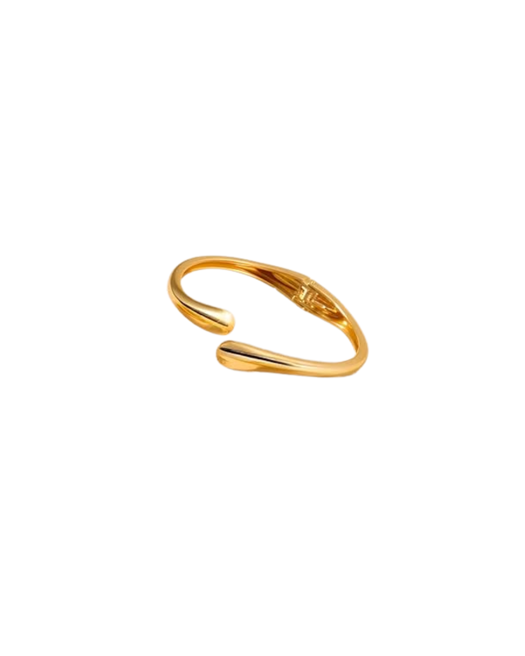 GWoram Designs Gold Wavy Bangle Bracelet