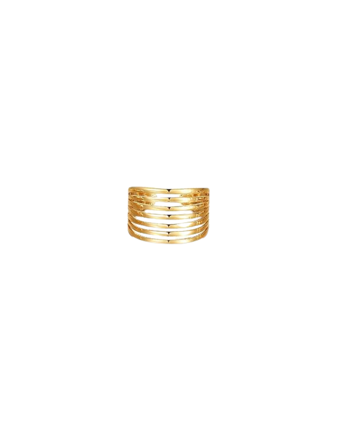 GWoram Designs Wide Stacked Band Ring